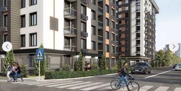 дом токмок квартира: 1 комната, 49 м², Элитка, 13 этаж, ПСО (под самоотделку)