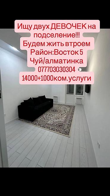 Подселение для двух девушек. Совместное проживание втроем. Локация