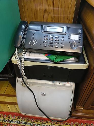 Ofis avadanlığı: Panasonic KX-FP363 faks aparat və HP printer dəsti - Panasonic — 1