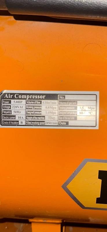 grand plus kombi: DERA hava kompressoru Texniki göstəricilər: - Güc: 5.0 HP - — 1