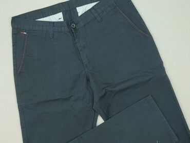 spodnie czarne tech fleece: Chinosy dla mężczyzn, rozmiar L
