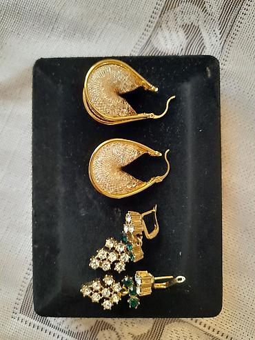Zərgərlik əşyaları: Sırğa, Sarı qızıl — 1