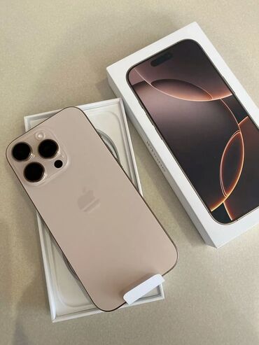 IPhone 16 Pro Max, 256 GB, Qızılı, Zəmanət