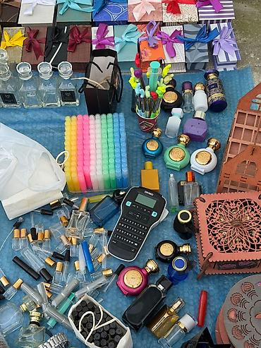 unisex: Parfüm hazırlama dəsti və aksesuarları Məhsulun tərkibi: tecili — 9
