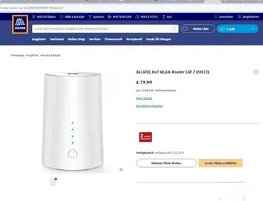 Modemi, ruteri i mrežni uređaji: Alcatel HOT WLAN ruter CAT 7. Savršeno za povezivanje uređaja koji na lalafo.rs — 3 Modemi, ruteri i mrežni uređaji: Alcatel HOT WLAN ruter CAT 7. Savršeno za povezivanje uređaja koji — 3