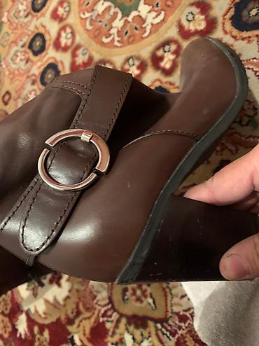 Сапоги: Оригинал GEOX Respire кожаные сапоги из Европы — 8