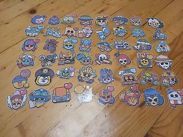 Brawl stars stikerleri satilir üstü laminasyon ile baglidir qiymeti