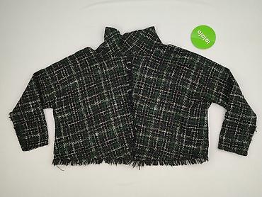 lata 20: Kurtka/żakiet damski z tkaniny typu tweed – krata w odcieniach czerni — 2