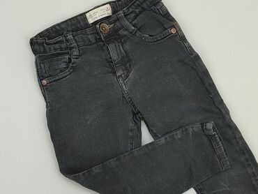 fuksjowe spodnie: Jeans, Zara, 3-4 years, 98/104, condition - Very good