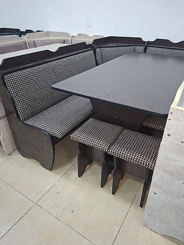 table study: Кухонный стол и стул, Новый, Бесплатная доставка, цвет - Серый — 2