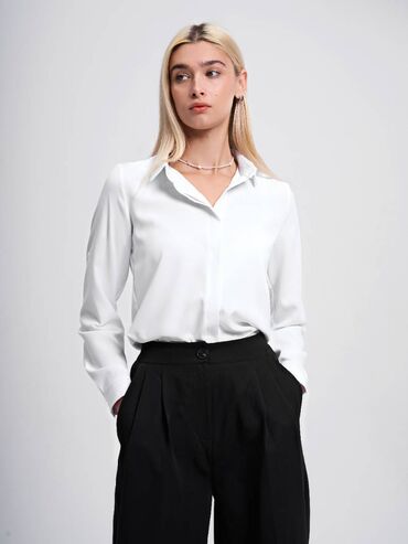 kvm переключатели smb value: Белые блузки рубашки женские новые Незаменима для классических