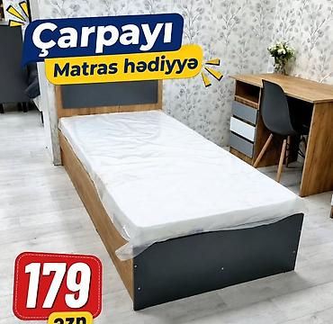 alt ust yataq: Tək nəfərlik çarpayı – matras hədiyyə - Ölçü: tək çarpayı formatı — 1