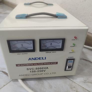 ampermetr: Andeli SVC-5000VA avtomatik gərginlik tənzimləyicisi - Model: ANDeli — 1