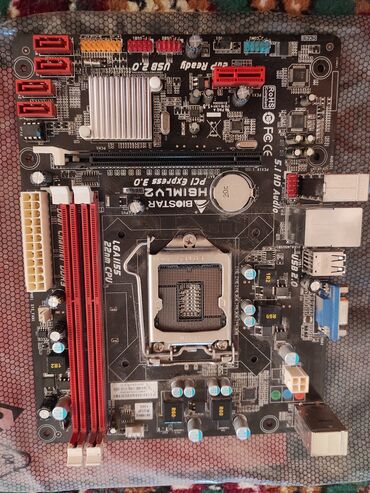 материнские платы biostar: Материнская плата, Б/у, Biostar, LGA1155, Для ПК