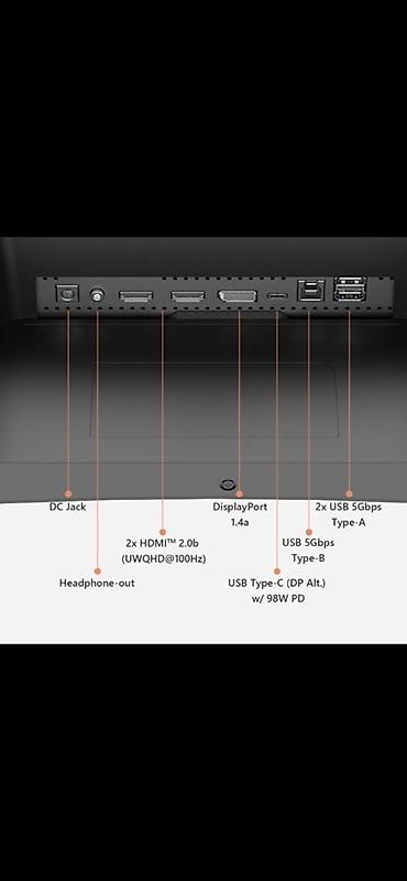 Настольные ПК и комплектующие: MSI Modern MD342CQP ultrawide əyri monitor. Əsas xüsusiyyətlər: - 34 — 4