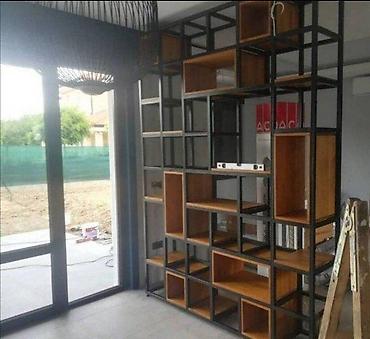 ikea vrsac: Pregradni zid drvo&metal | izrada nameštaja po meri drvo&metal — 2