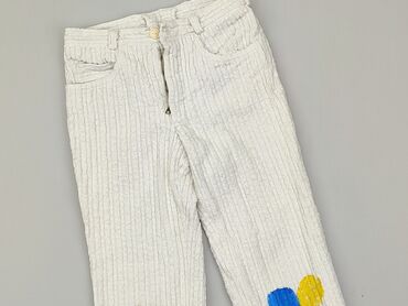 spodnie dla niskich: Spodnie materiałowe, 3-4 lat, 104, stan - Zadowalający