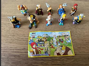 kinder oyuncaqlari: Kinder Surprise Asterix və Vikinglər Komplekti + Original Vərəq | — 1