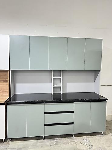 silver kitchen: Кухонный гарнитур, Новый, В рассрочку, ДСП, Бесплатная доставка — 7
