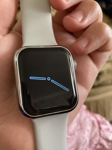 apple watch 6 qiymeti: Salam “Wearfit” Apple watch 7 ilə Birə-bir Qutusu,adapteri,əlavə