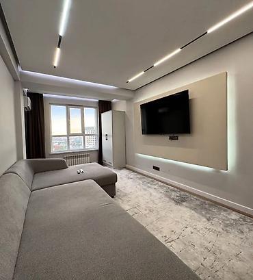 2 комнаты, 63 м², Пишпек 7 этаж, Дизайнерский ремонт