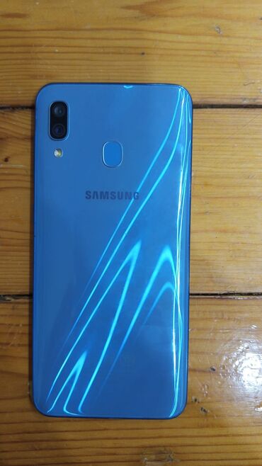 samsung j4 2019: Samsung A30, 32 GB, rəng - Göy, Barmaq izi, İki sim kartlı