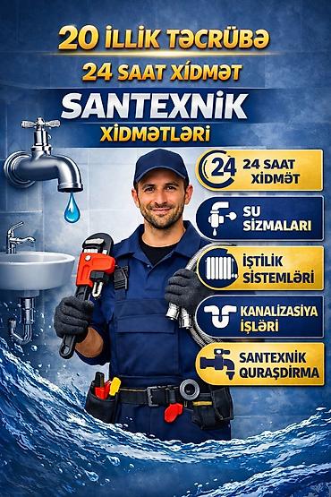 чистка канализации баку: Santexnik xidmətləri - 20 illik təcrübə - 24 saat xidmət Xidmət — 1