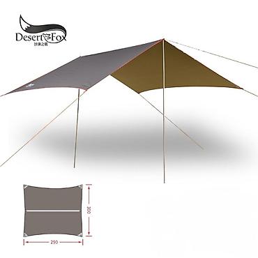 Палатки: Тент от дождя, солнца и ветра Размер 3*3 м В комплекте Стойки 2 — 4