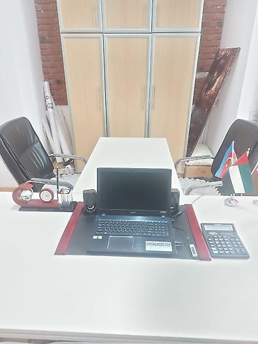 set mebel: Ofis iş masası – geniş iş səthi və ikili tumbalı Müdür masası uzunu — 3