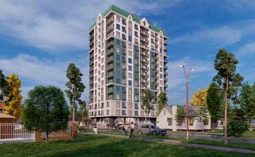 сдается квартира в пишпеке: 1 комната, 47 м², Элитка, 12 этаж, ПСО (под самоотделку)