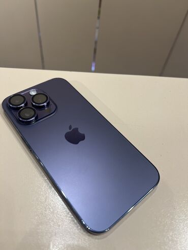 Apple iPhone: IPhone 14 Pro, Новый, 128 ГБ, Deep Purple, Коробка, 92 %