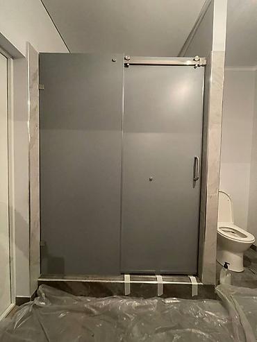 Душевые перегородки и ограждения: Душевые кабины в Бишкеке душевая перегородка стеклянные — 1