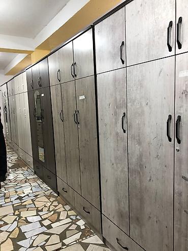 Спальные гарнитуры: Спальный гарнитур, Б/у, Двухъярусная кровать, Шкаф, Комод, Самовывоз, цвет - Бежевый — 8