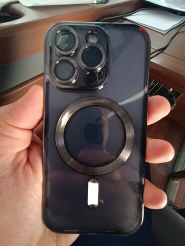 iphone 14 pro maxs: IPhone 14 Pro, 256 GB, Deep Purple, Barmaq izi, Face ID