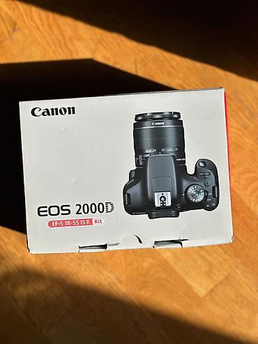 lk 007 kamera: Canon EOS 2000D Kit (Obyektivlə birgə) + 128GB Yaddaş Kartı Hədiyyə! — 6