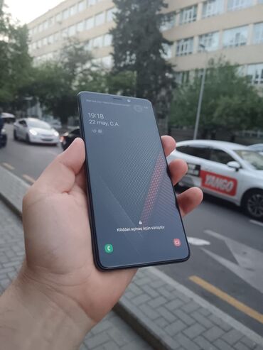 Samsung: Samsung Galaxy A9 Star, 64 GB, rəng - Göy, Zəmanət, Barmaq izi, İki sim kartlı