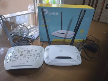 adsl modem купить: Hər ikisi işlək vəziyyətdədir. Səliqəlidir və az işlənib. İkisi bir