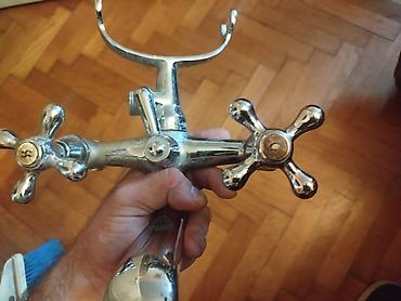 bazeni: Stara retro baterija slavina za kupatilo kadu vintage Nepoznato — 7