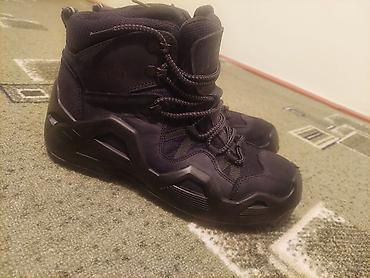 Ботинки: Мужские треккинговые ботинки (черные) - Высокая модель до щиколотки — 5