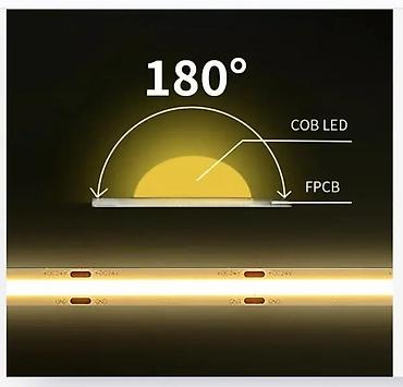 krevet sa ormarom ispod: Led traka VODOOTPORNA 220V COB tehnologija samolepljiva. 400 din/m — 3