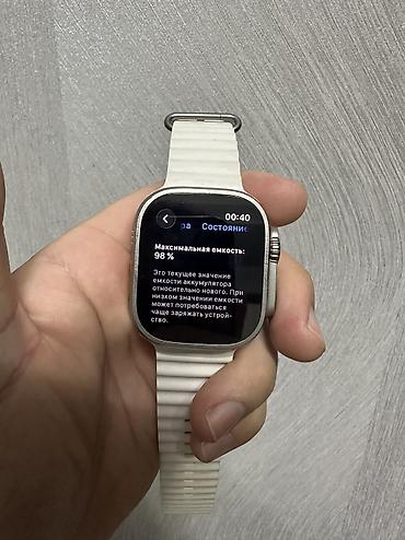 samsung 36: Apple Watch Ultra 1, 32gb Емкость АКБ - 98% Размер дисплея 49mm,корпус — 3