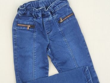 woskowane spodnie hm: Spodnie jeansowe, Zara, 5-6 lat, 116, stan - Idealny
