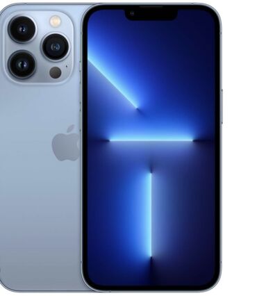 телефен: IPhone 13 Pro, Колдонулган, 128 ГБ, Көгүлтүр, Коргоочу айнек, Каптама, 85 %
