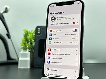 Apple iPhone: IPhone X, Б/у, 64 ГБ, Черный, Чехол, 100 % — 8