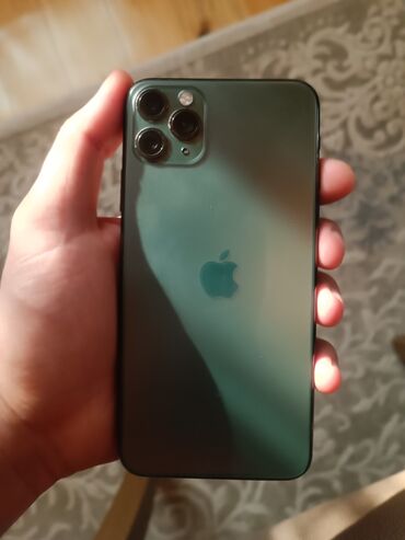 ıphone 7 plus: IPhone 11 Pro Max, 256 GB, Matte Midnight Green, Face ID, Simsiz şarj