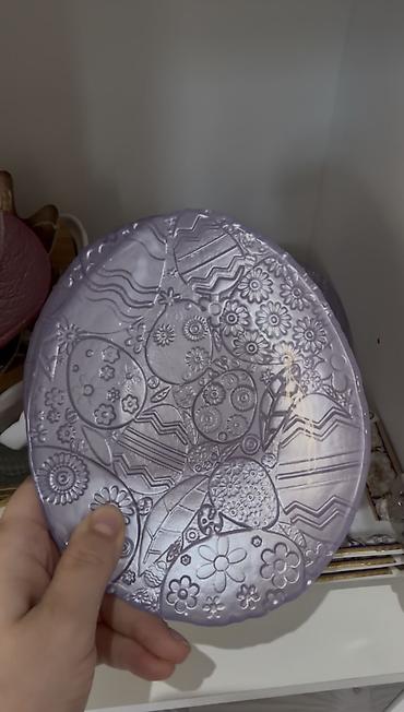 güllü tort: Tort və şiriniyyat qabı, rəng - Ağ, Keramika — 4