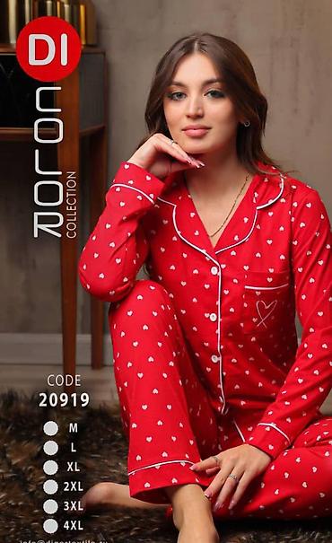 mango: Пижама, Хлопок, Турция, XL, 2XL, 3XL — 8