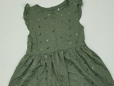 sukienka butelkowa zieleń plisowana: Sukienka, 3-4 lat, 98-104 cm, stan - Idealny