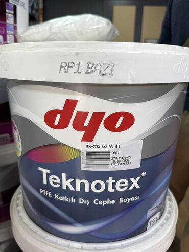 пишевой лед: Фасадная краска DYO Teknotex, база RP1, 15 л - Назначение: наружные