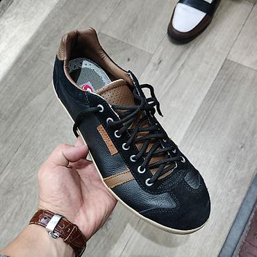 Спорттук бут кийим: Мужские кеды Lacoste - Модель: низкие кеды с шнуровкой - Цвет: черный — 5